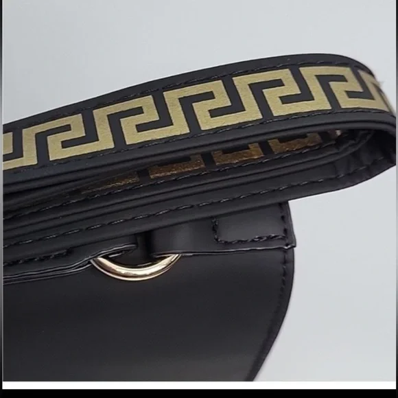 Versace Black and Gold Crossbody Bag - Picture 4 of 7